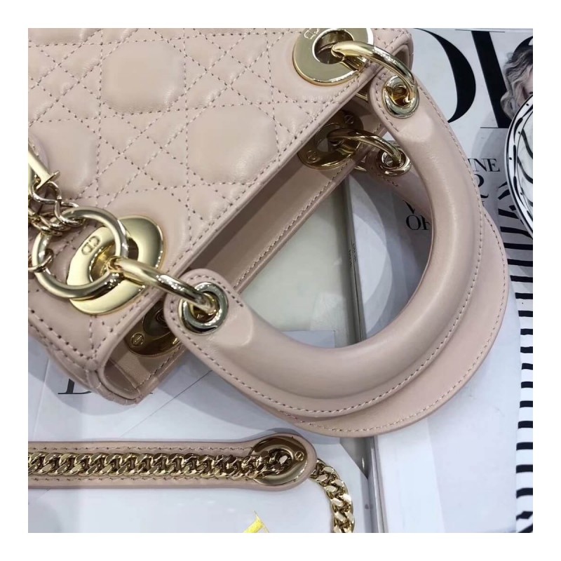 Christian Dior Lambskin Mini Lady Dior Bag 44500