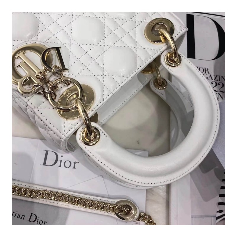Christian Dior Lambskin Mini Lady Dior Bag 44500