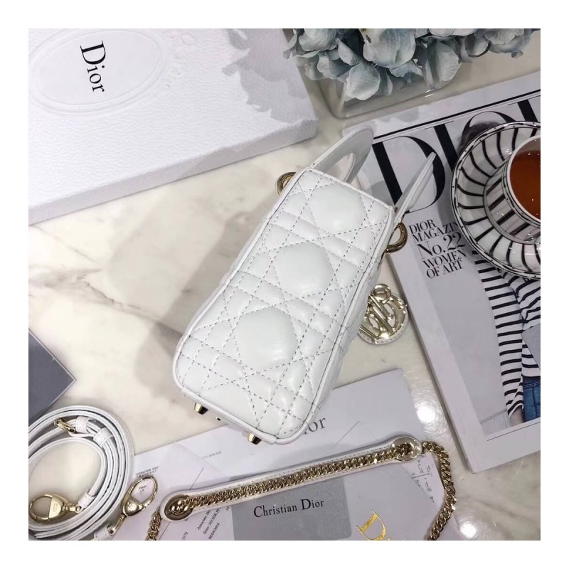 Christian Dior Lambskin Mini Lady Dior Bag 44500
