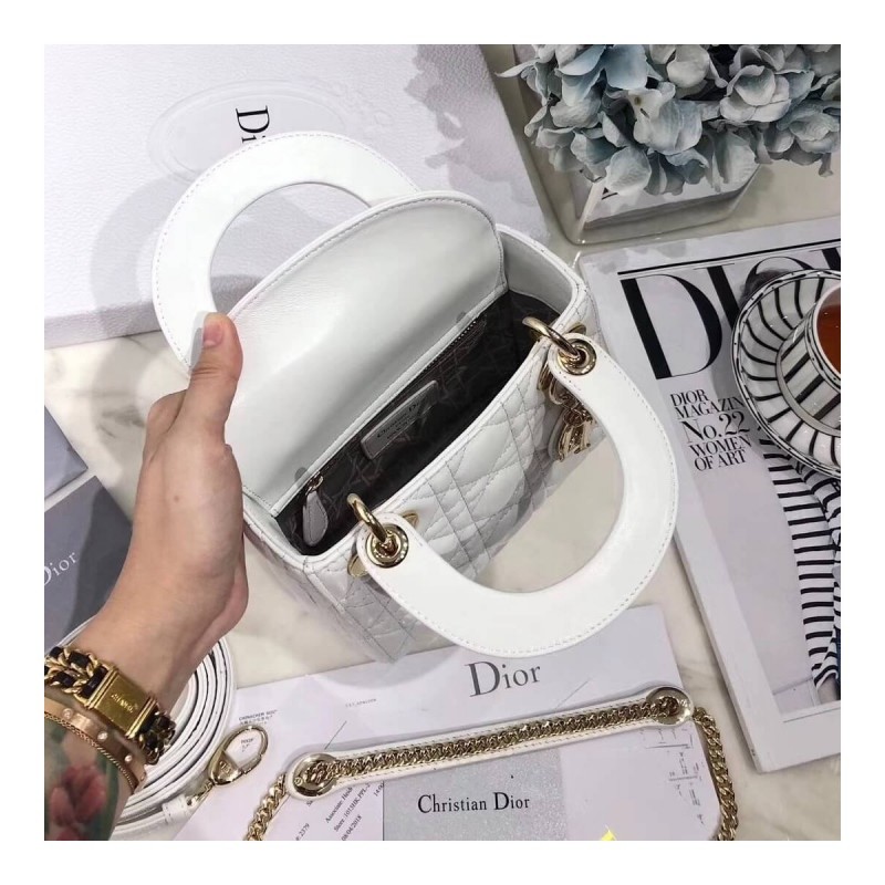Christian Dior Lambskin Mini Lady Dior Bag 44500