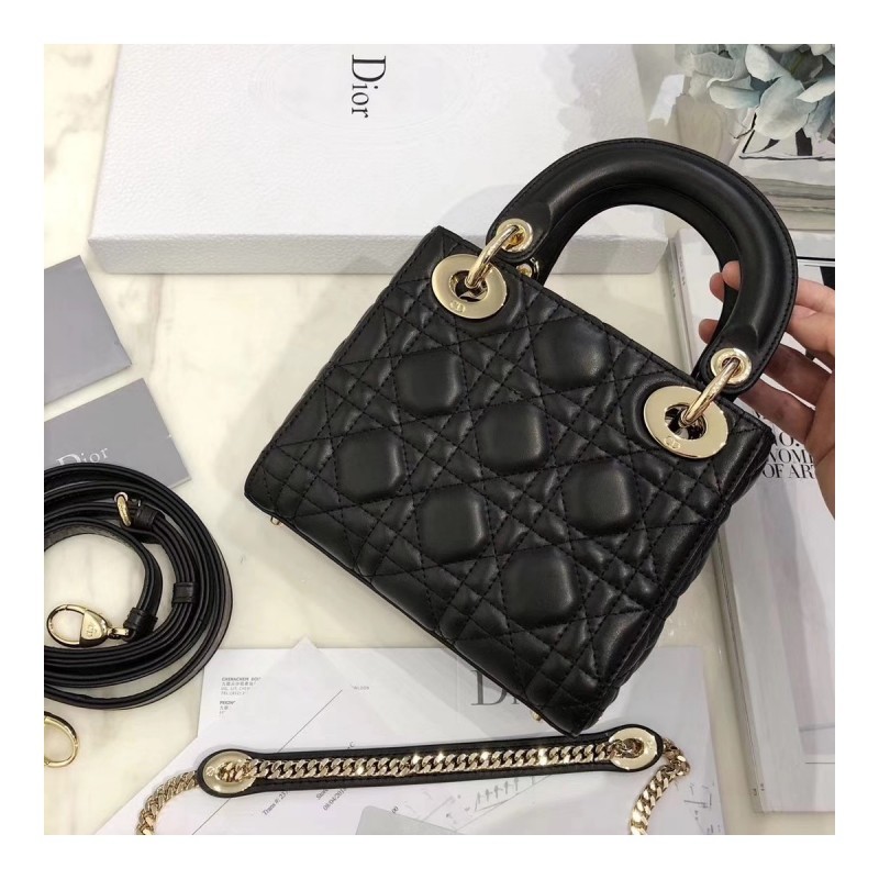 Christian Dior Lambskin Mini Lady Dior Bag 44500