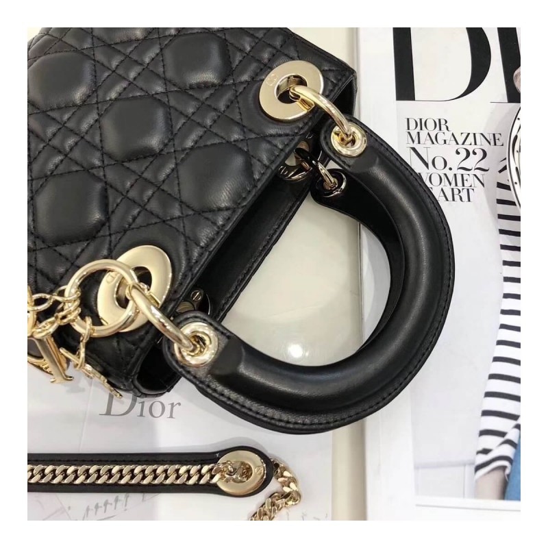 Christian Dior Lambskin Mini Lady Dior Bag 44500