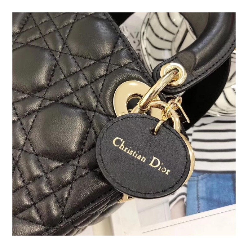 Christian Dior Lambskin Mini Lady Dior Bag 44500