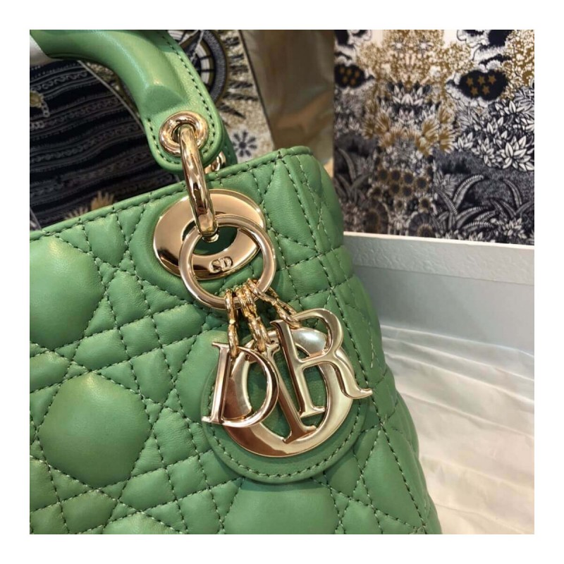 Christian Dior Lambskin Mini Lady Dior Bag 44500