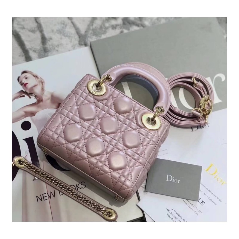 Christian Dior Lambskin Mini Lady Dior Bag 44500