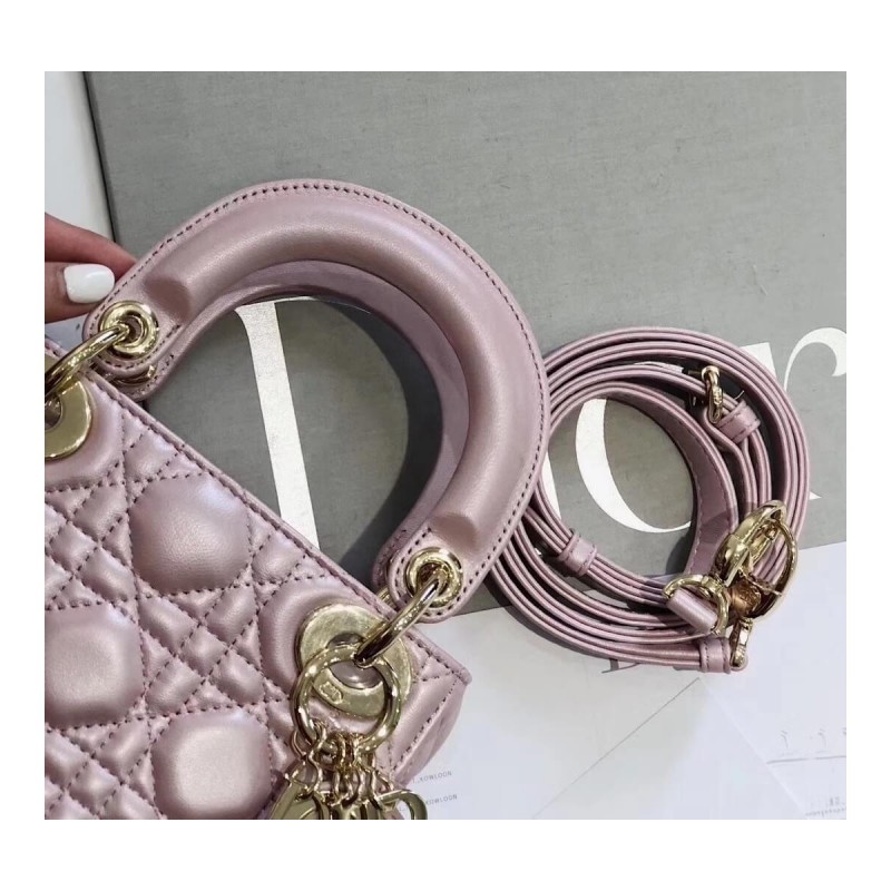 Christian Dior Lambskin Mini Lady Dior Bag 44500