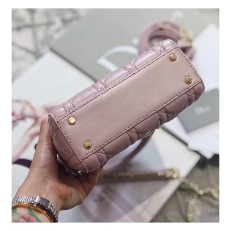 Christian Dior Lambskin Mini Lady Dior Bag 44500