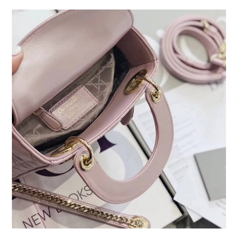 Christian Dior Lambskin Mini Lady Dior Bag 44500