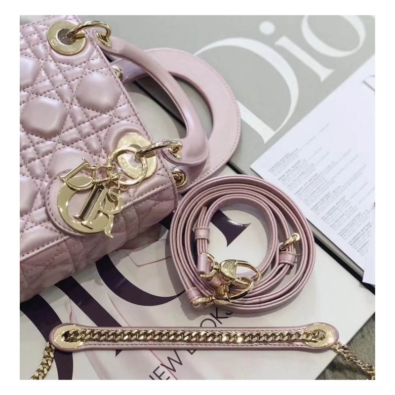 Christian Dior Lambskin Mini Lady Dior Bag 44500