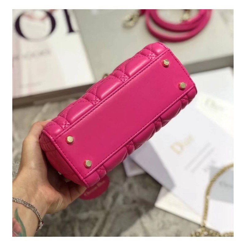 Christian Dior Lambskin Mini Lady Dior Bag 44500