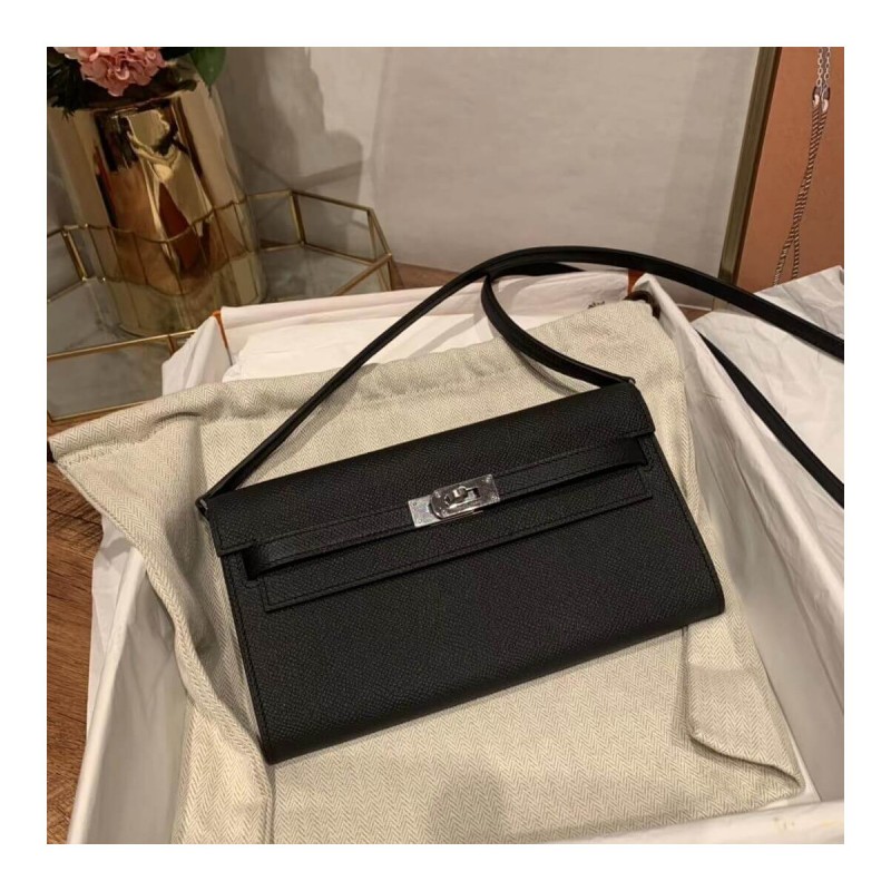 Hermes Kelly Wallet to Go Woc 499041 Black