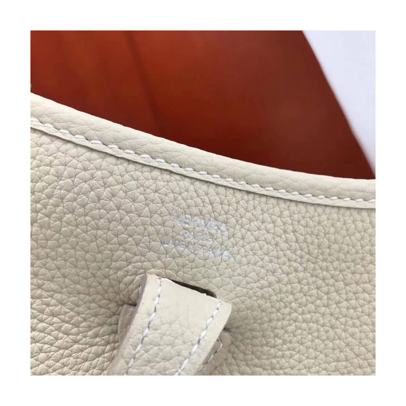 Hermes Mini Evelyne Bag in Togo Leather 17cm