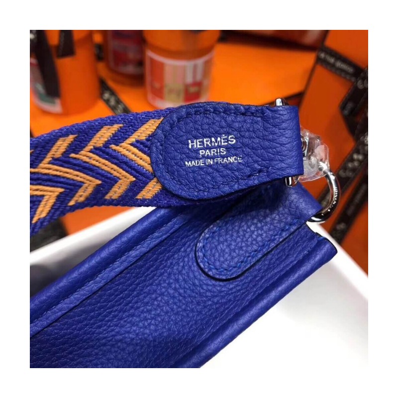 Hermes Mini Evelyne Bag in Togo Leather 17cm