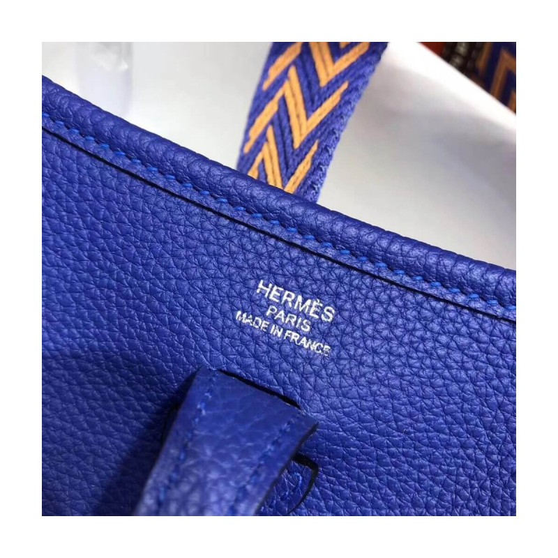 Hermes Mini Evelyne Bag in Togo Leather 17cm