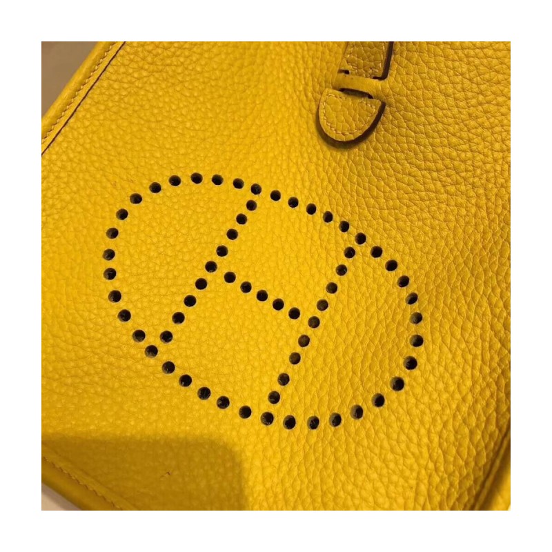 Hermes Mini Evelyne Bag in Togo Leather 17cm