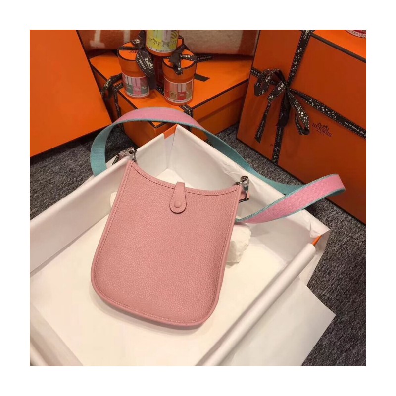 Hermes Mini Evelyne Bag in Togo Leather 17cm