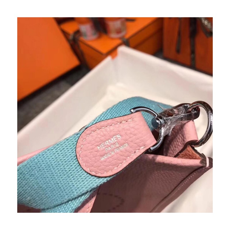 Hermes Mini Evelyne Bag in Togo Leather 17cm