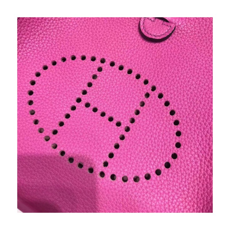 Hermes Mini Evelyne Bag in Togo Leather 17cm