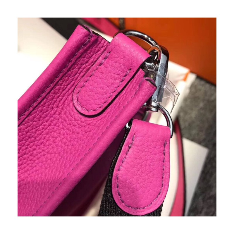 Hermes Mini Evelyne Bag in Togo Leather 17cm