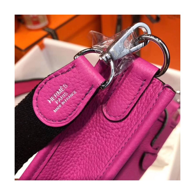 Hermes Mini Evelyne Bag in Togo Leather 17cm