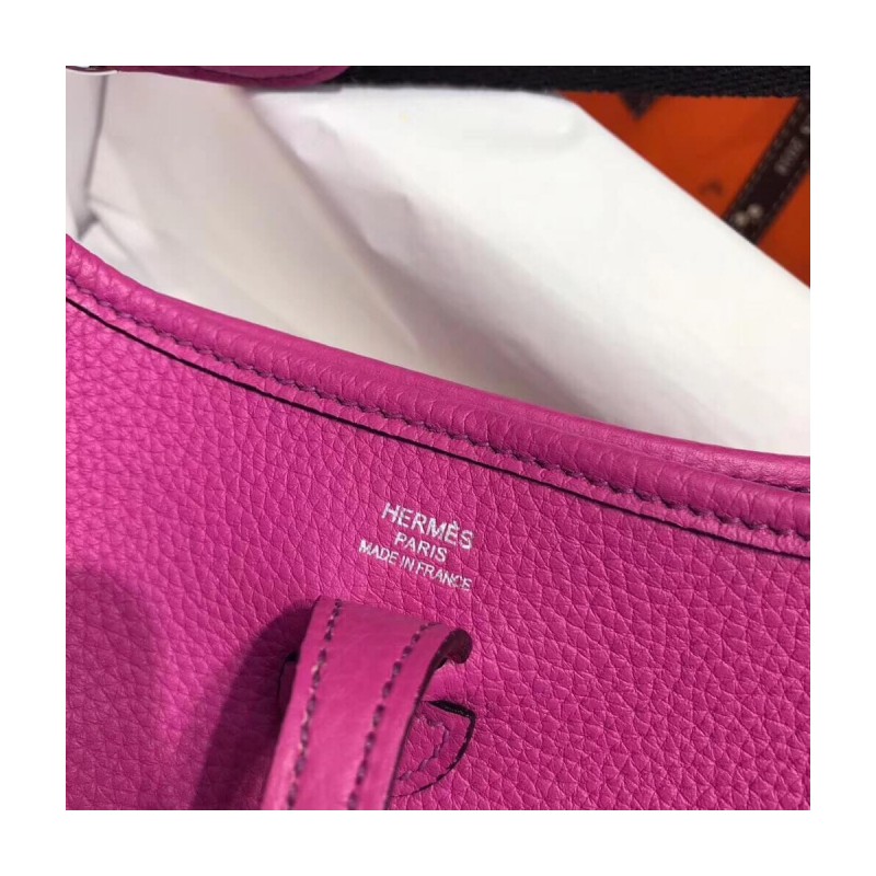 Hermes Mini Evelyne Bag in Togo Leather 17cm