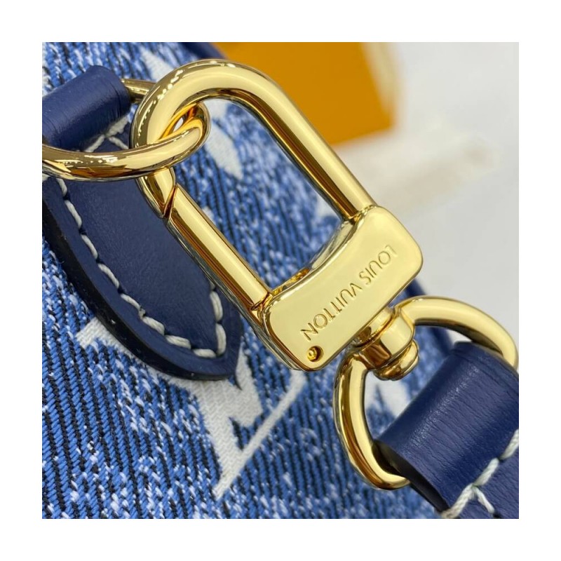 Louis Vuitton Monogram Jacquard Denim Nano Speedy M81168 M81213