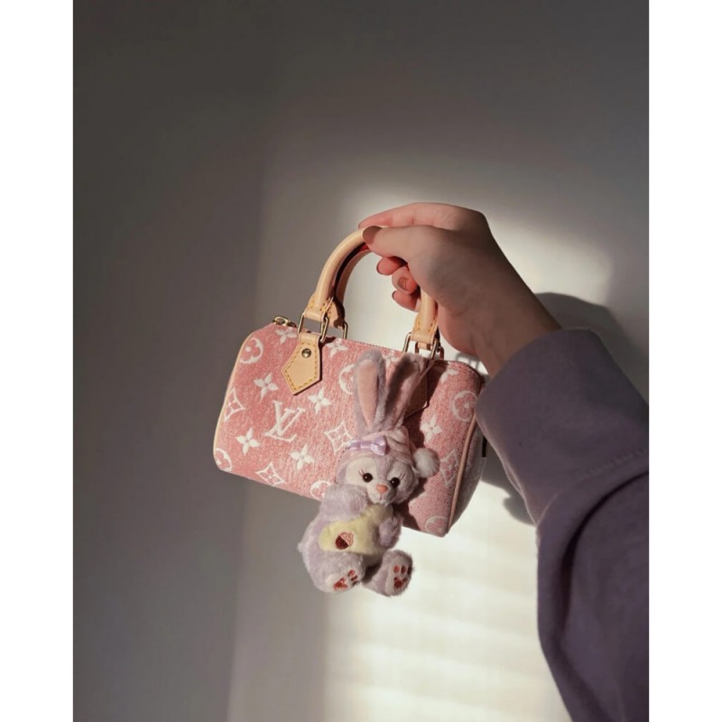 Louis Vuitton Monogram Jacquard Denim Nano Speedy M81168 M81213