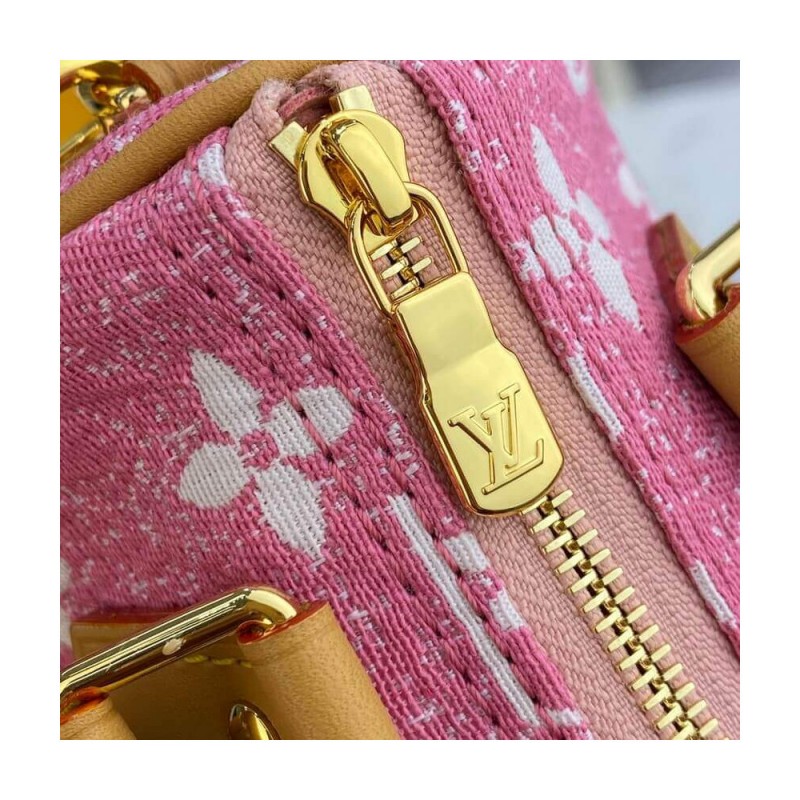 Louis Vuitton Monogram Jacquard Denim Nano Speedy M81168 M81213