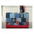 Louis Vuitton Monogram Denim Canvas Flore Chain Wallet M69036