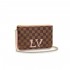 Louis Vuitton Damier Ebene Double Zip Pochette N60254