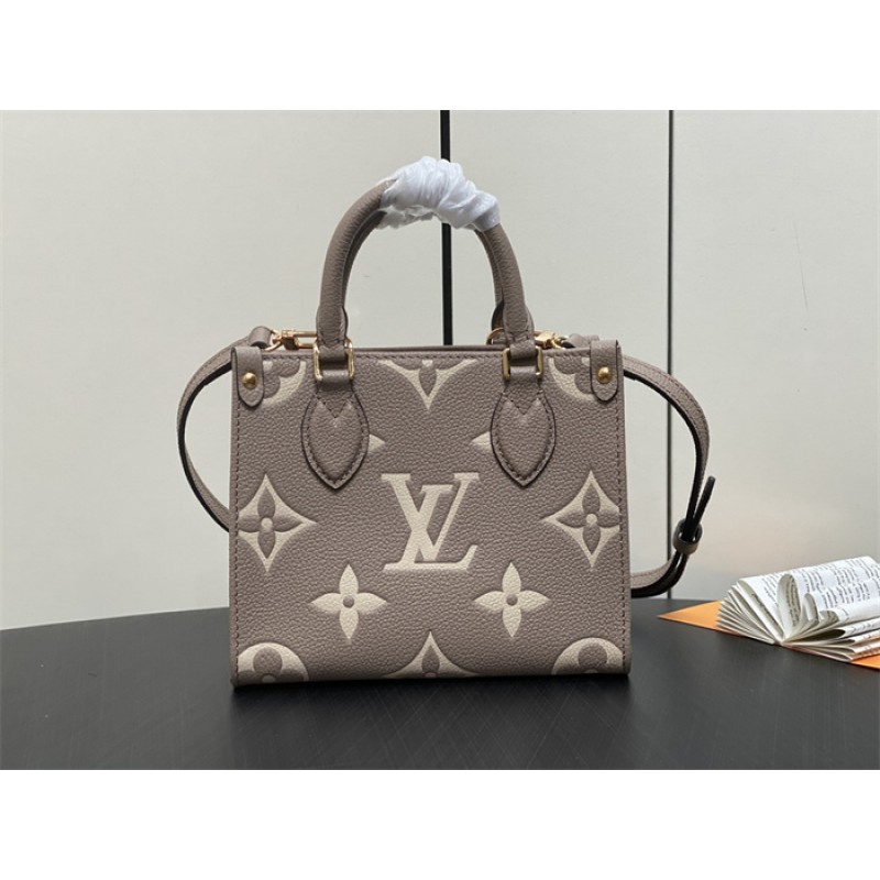 Louis Vuitton Bicolor Monogram Empreinte leather Onthego BB Handbag M47054