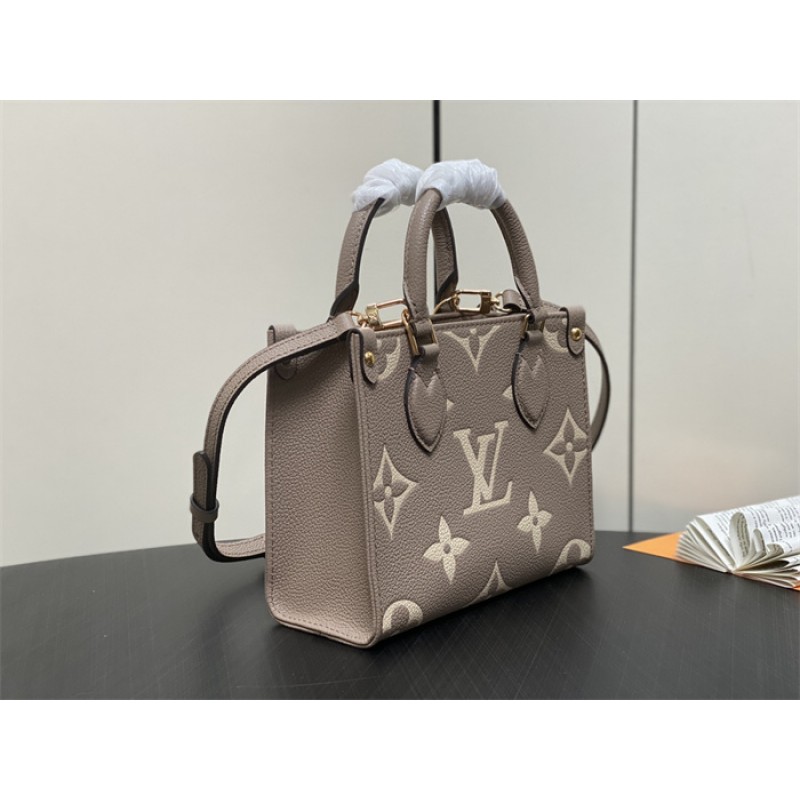 Louis Vuitton Bicolor Monogram Empreinte leather Onthego BB Handbag M47054