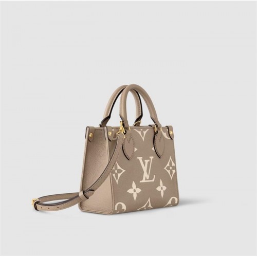 Louis Vuitton Bicolor Monogram Empreinte leather Onthego BB Handbag M47054