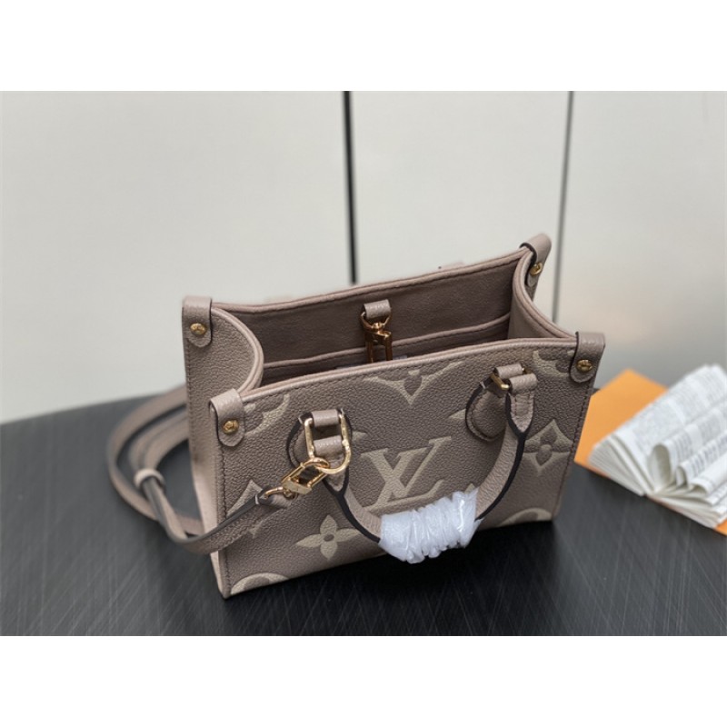 Louis Vuitton Bicolor Monogram Empreinte leather Onthego BB Handbag M47054