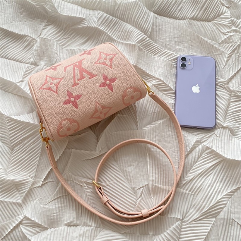 Louis Vuitton Monogram Empreinte Leather Small Leather Goods Chain Wallets Mini Bumbag M82347