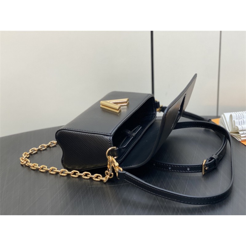 Louis Vuitton EPI Leather Twist West Pochette Chain and Strap Wallet M83077