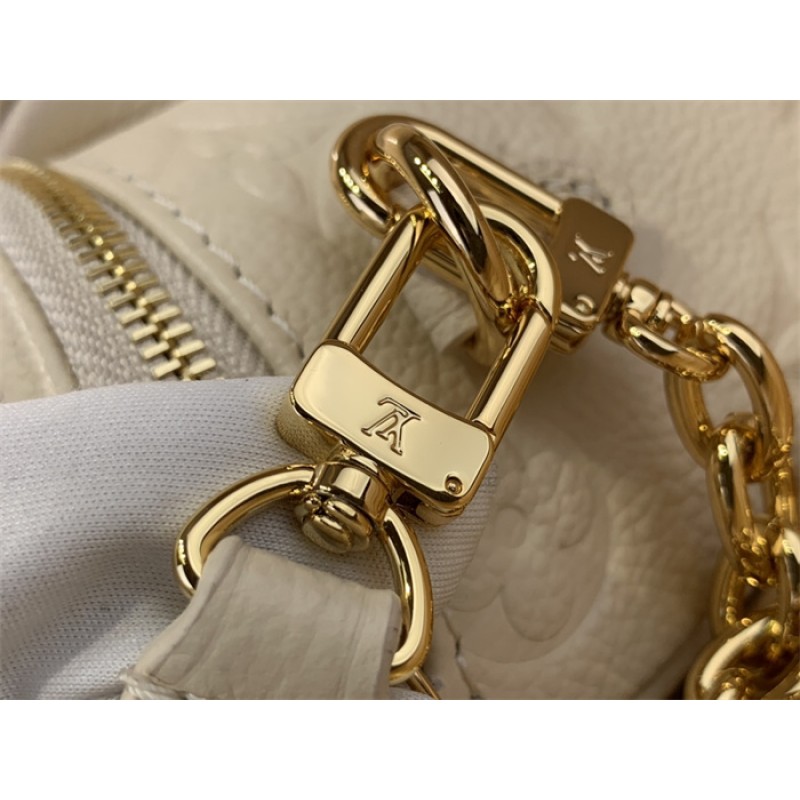 Louis Vuitton Monogram Empreinte Leather Small Leather Goods Chain Wallets Mini Bumbag M83275