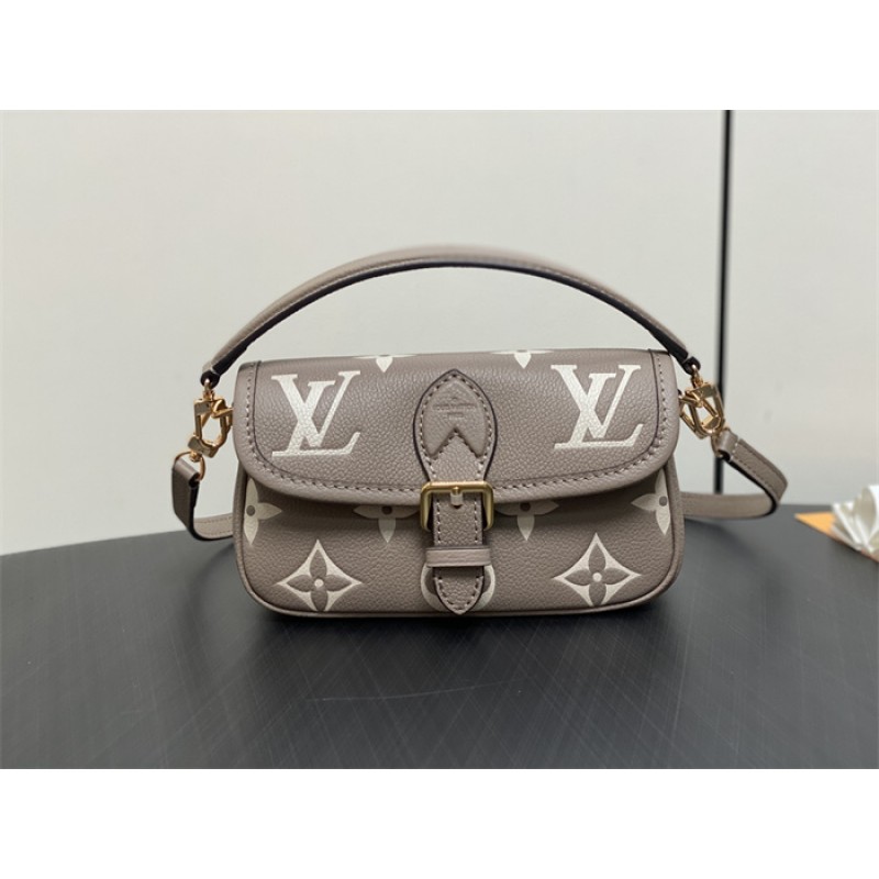 Louis Vuitton Bicolor Monogram Empreinte leather Nano Diane bag M83300