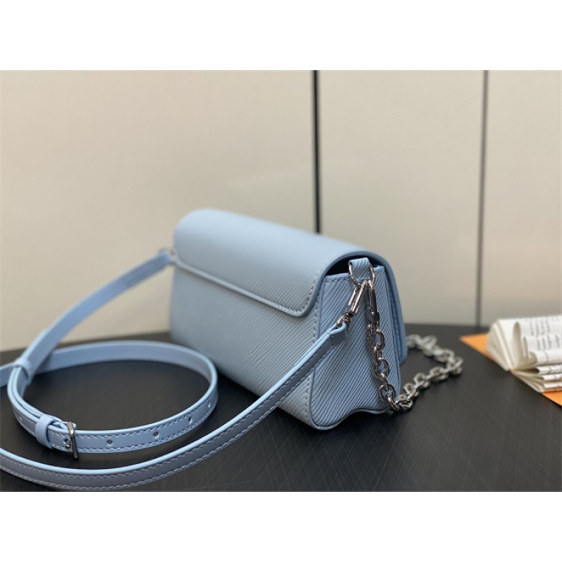 Louis Vuitton EPI Leather Twist West Pochette Chain and Strap Wallet M83478