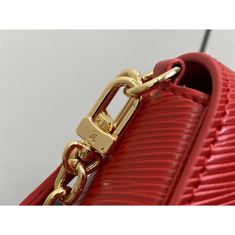 Louis Vuitton EPI Leather Twist West Pochette Chain and Strap Wallet M83593