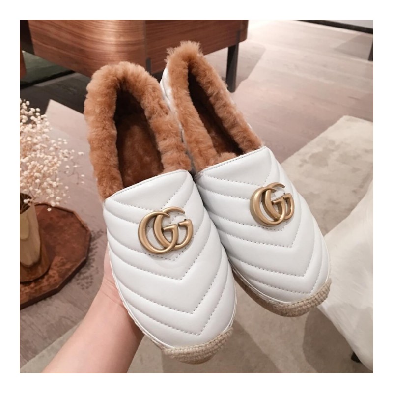 Gucci Leather Espadrille With Double G 551891