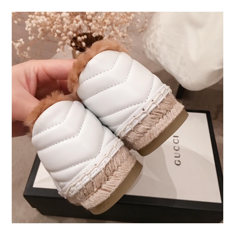 Gucci Leather Espadrille With Double G 551891