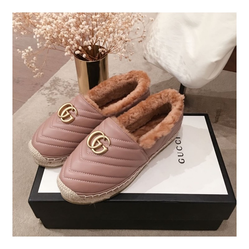 Gucci Leather Espadrille With Double G 551891