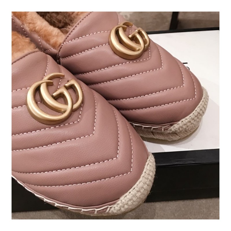 Gucci Leather Espadrille With Double G 551891
