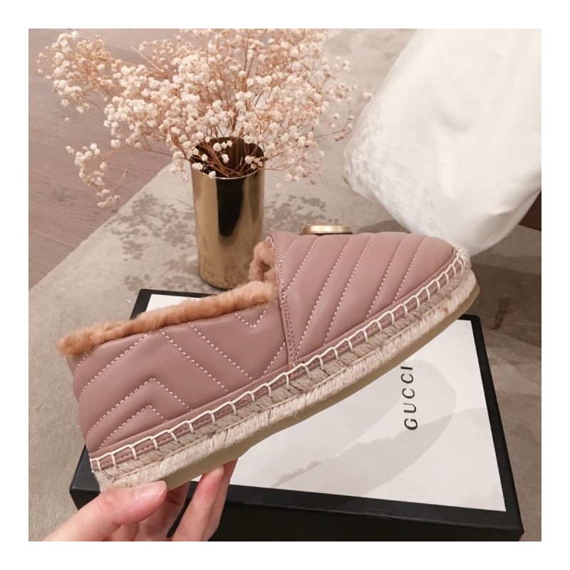 Gucci Leather Espadrille With Double G 551891