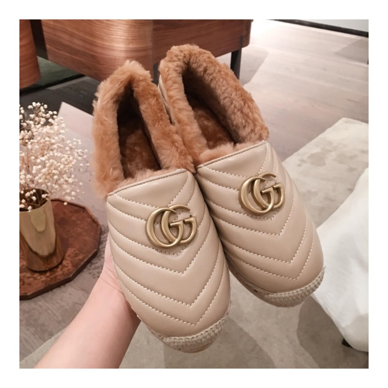 Gucci Leather Espadrille With Double G 551891