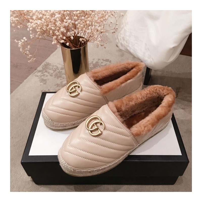 Gucci Leather Espadrille With Double G 551891