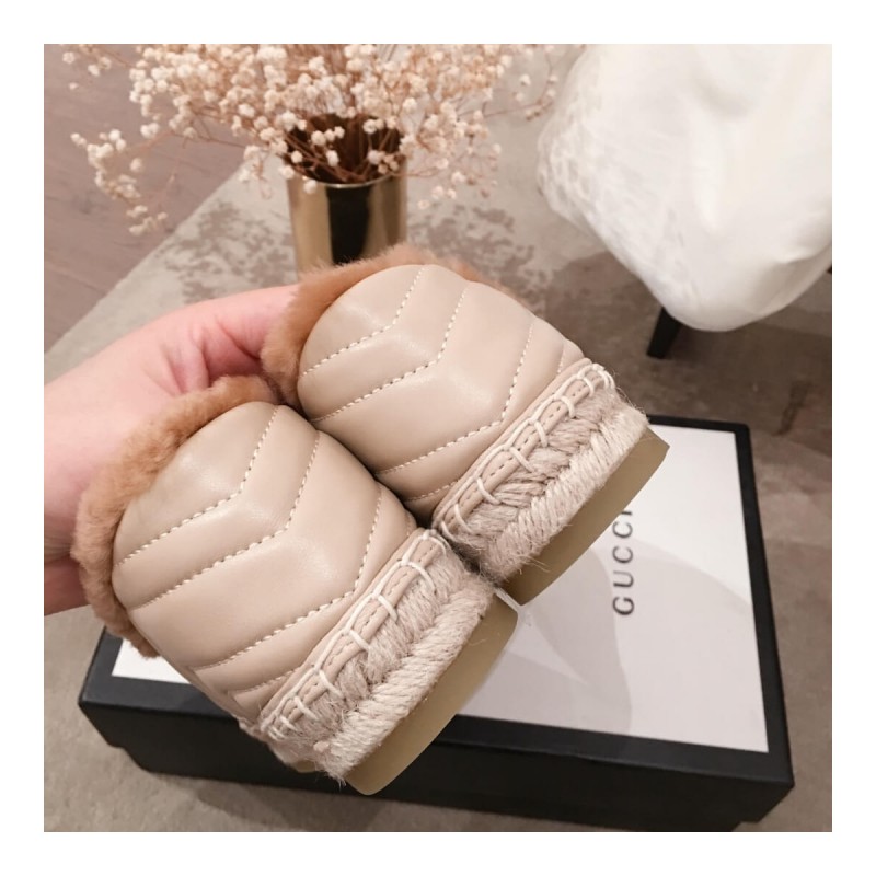 Gucci Leather Espadrille With Double G 551891