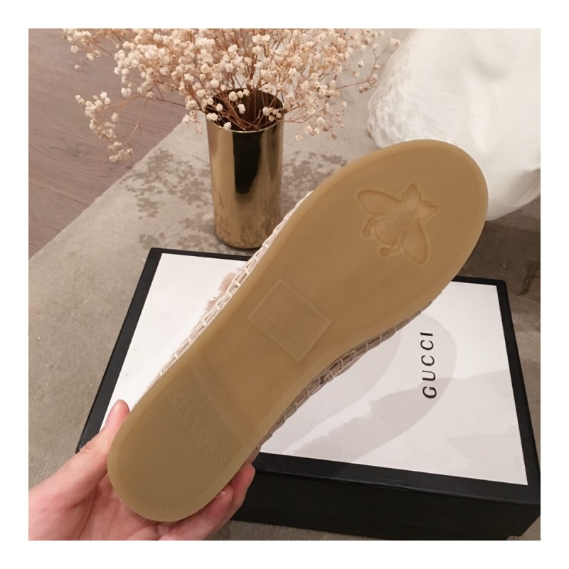 Gucci Leather Espadrille With Double G 551891