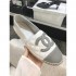 Chanel CC Quilted Espadrilles G29762 White/Grey